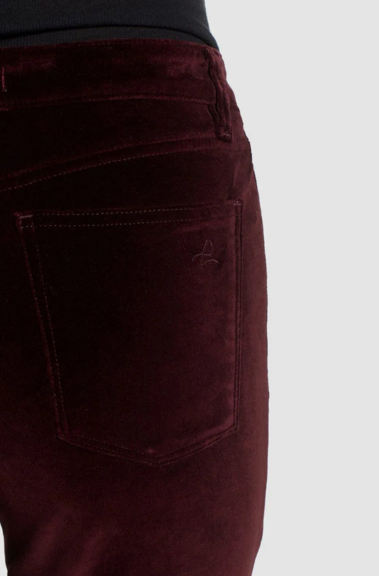 DL1961 Chrissy Ultra High Rise Skinny - Maroon