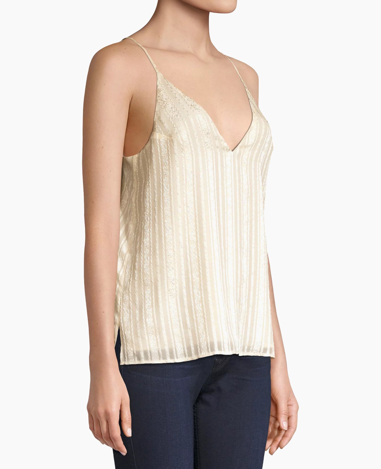 Cami NYC The Olivia Prairie Metallic Stripe Camisole