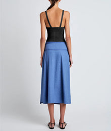 Proenza Schouler White Label Jovie Wrap Skirt - Denim