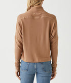 Michael Stars Frida Mock Neck Top - Camel