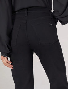 rag & bone Flexi Harlow Straight Jean - Black