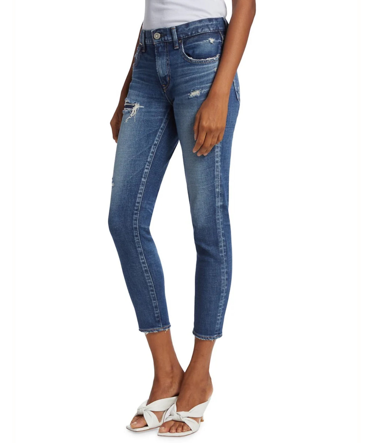 Moussy Vintage Swillburg Skinny Jeans - Dark Blue