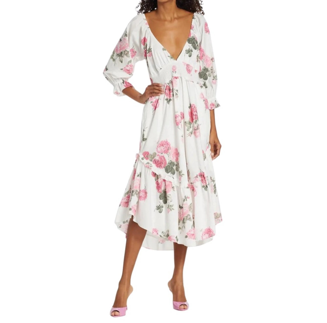 LoveShackFancy Firefly Dress - Paradise Pink