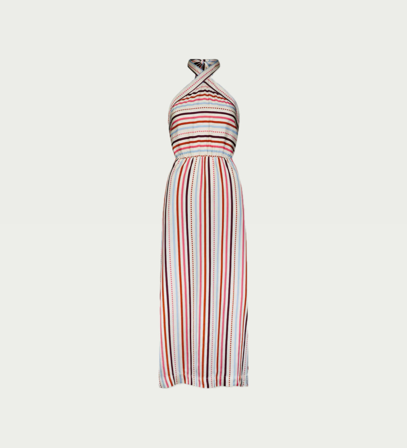 lemlem Ajani Halter Dress - Bizu Cream