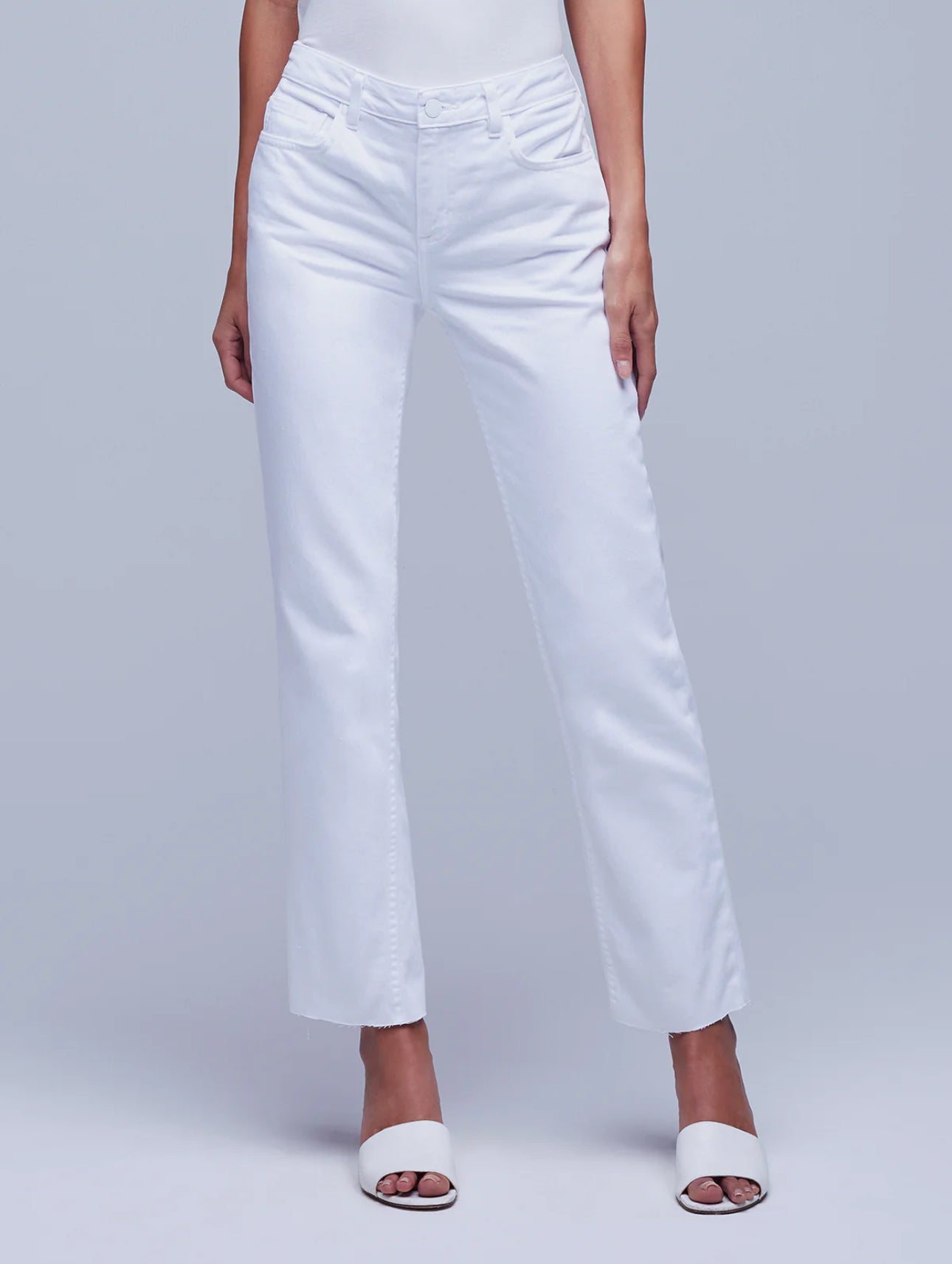 L’Agence Milana Stovepipe Jeans - Blanc