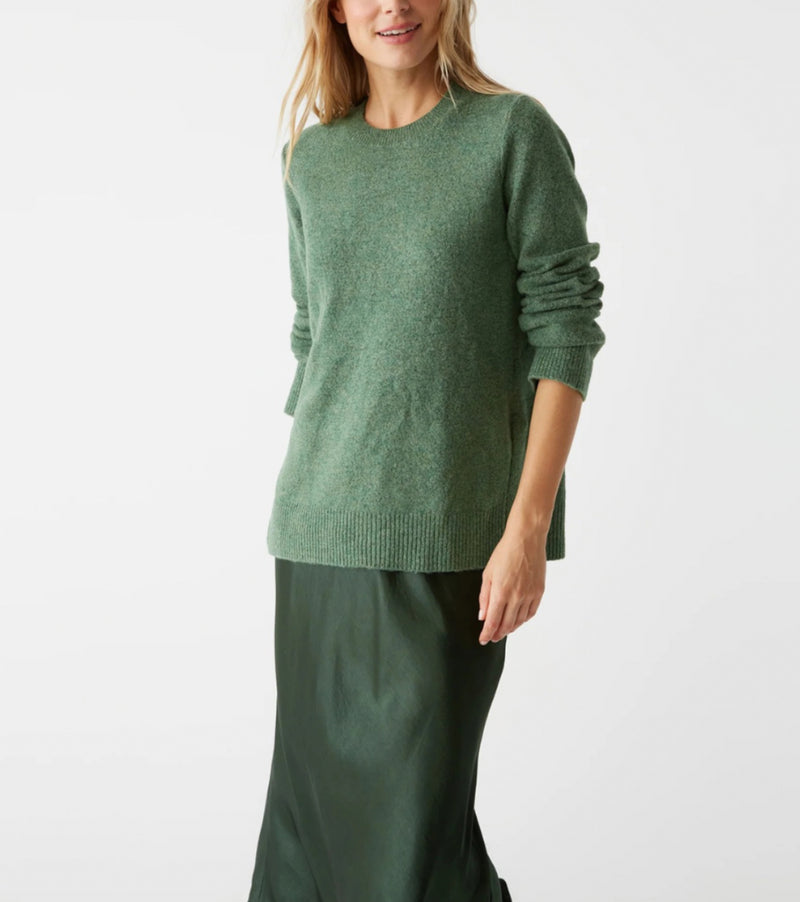 Michael Stars Imogen Crewneck Sweater - Spruce