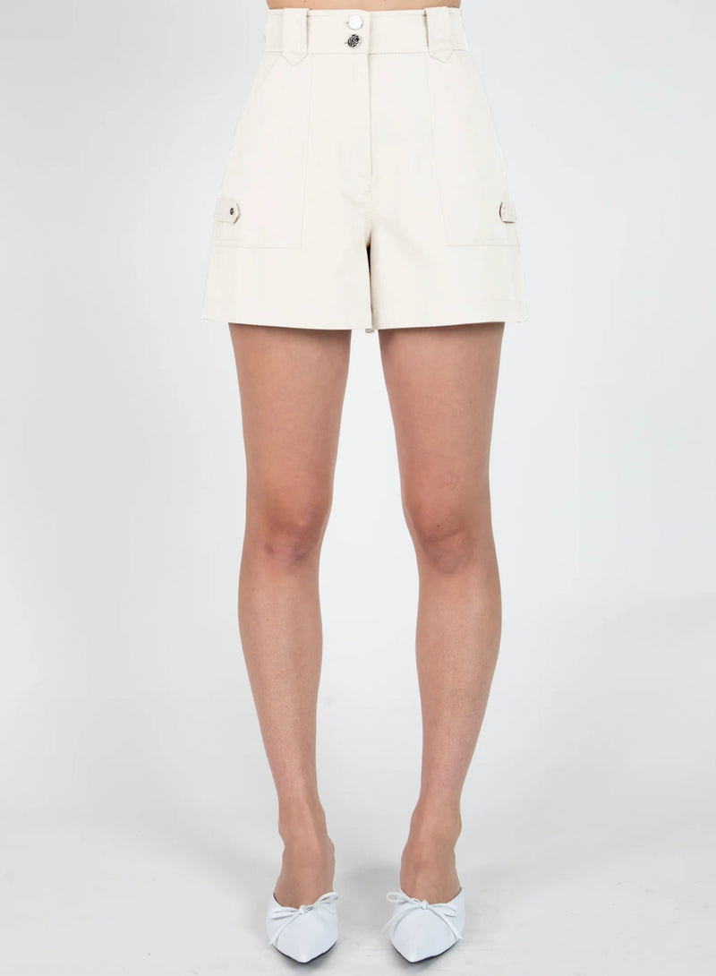 Derek Lam 10 Crosby Franci Shorts - Blanc