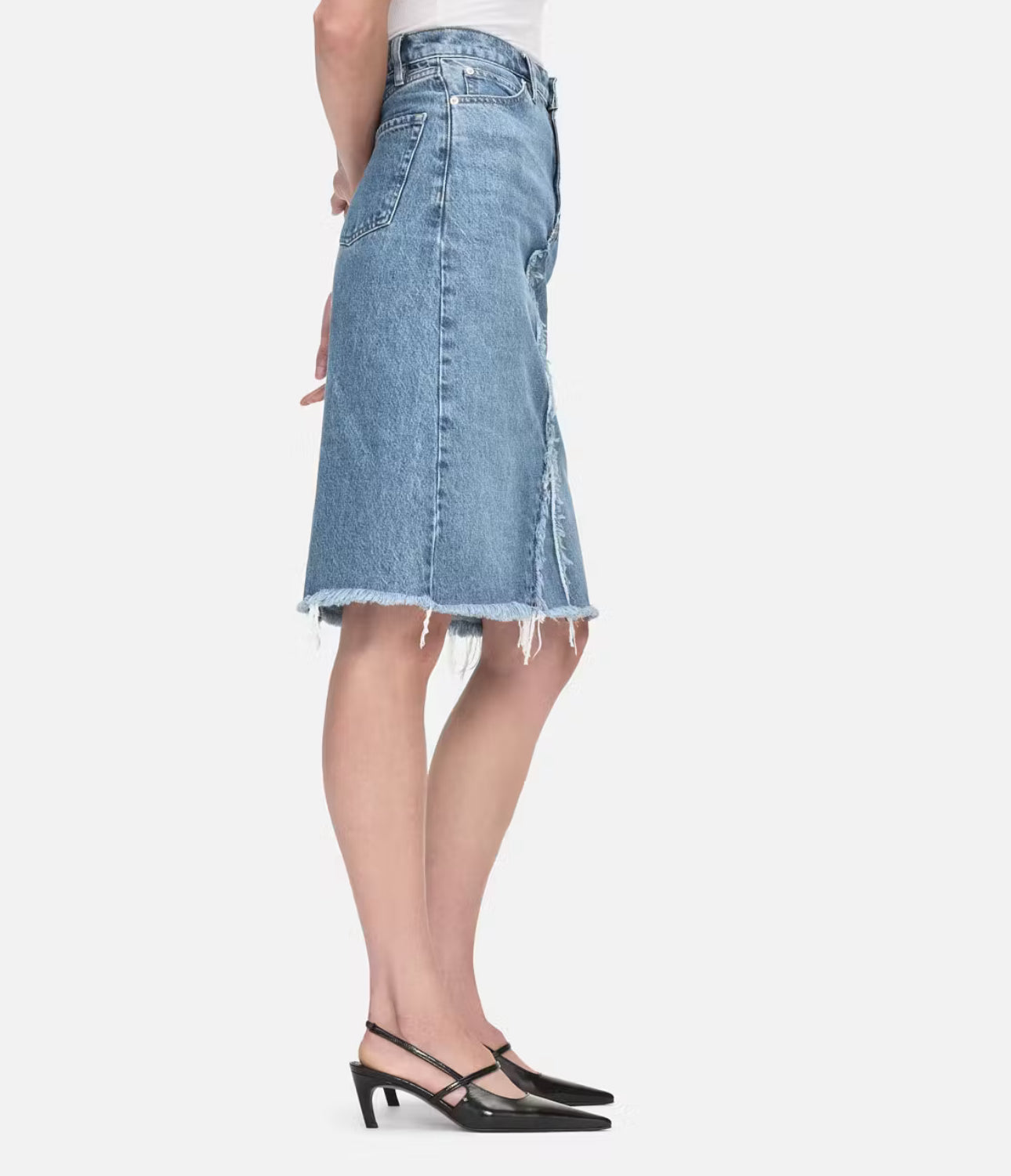 Frame Rigid Denim Skirt - Mabel