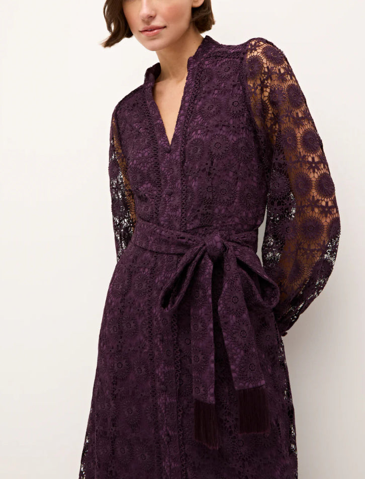 Marie Oliver Priscilla Dress - Plum