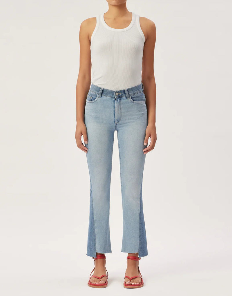 DL1961 Bridget High Rise Bootcut Jeans - After Hour