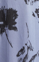 Cinq à Sept Akemi Cool Carnation Ruffle Detail Satin Dress - Rustic Blue Multi