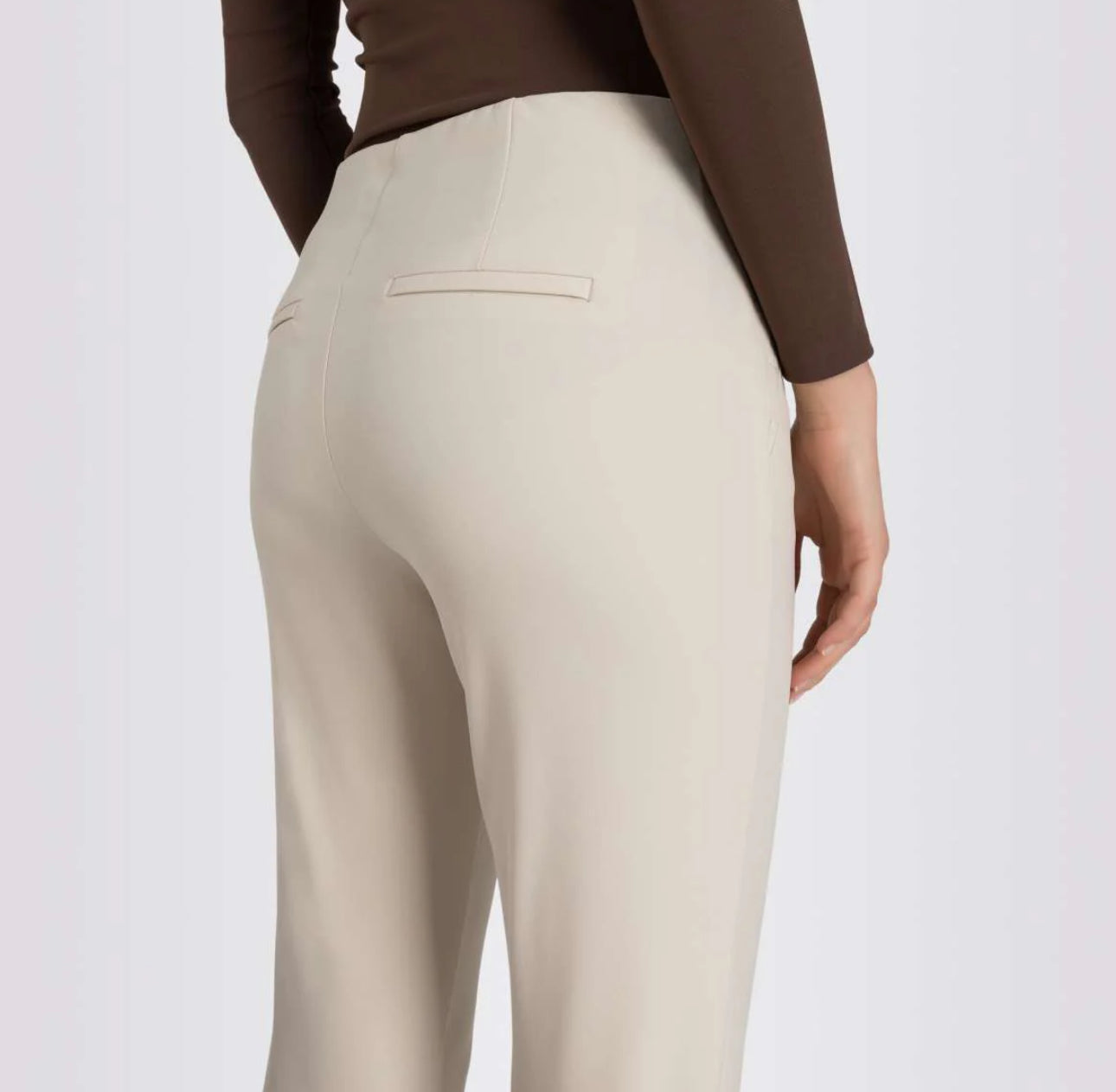 MAC Anna New Zip Pants - Ivory