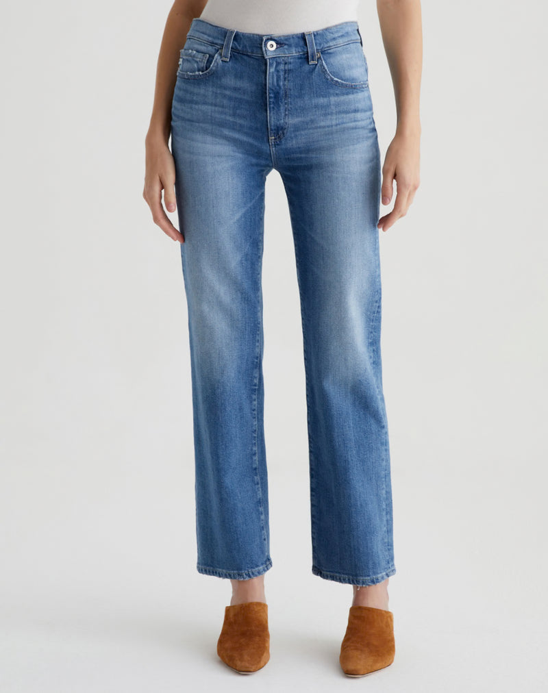 AG Jeans Brinley Mid-Rise Straight - Iris