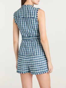 Cinq à Sept Matilda Tweed Reenee Vest - Navy Multi