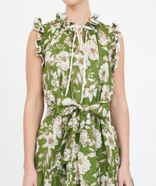 Christy Lynn Camila Dress - Green Magnolia