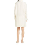 Vince Utility Silk Shirt Dress - Fennel