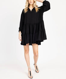 Yana K Cayman Airflo Mini Dress - Black