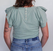 Nation Ltd Florry Ruffled Raglan Tank - Laurel