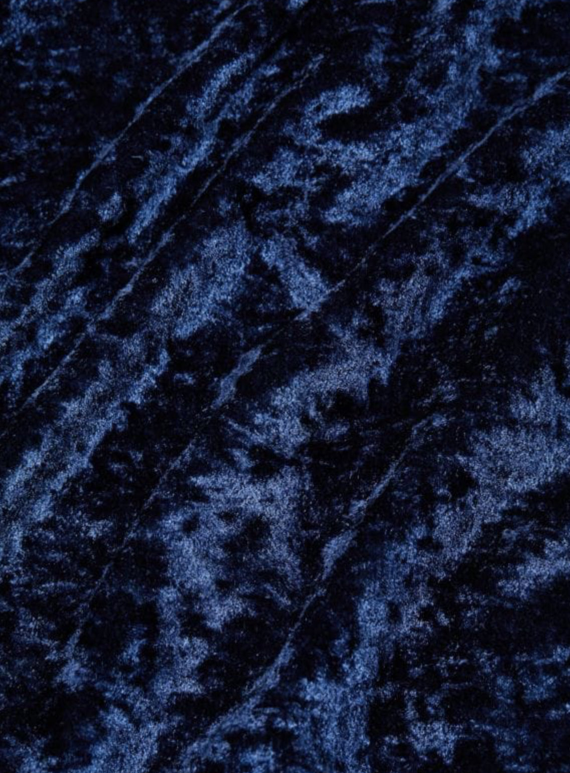 Frame Velvet Top - Blu Scuro