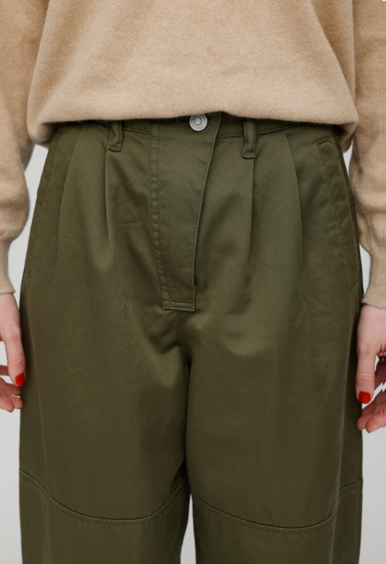 Moussy Vintage Fraser Cargo Pants - Khaki