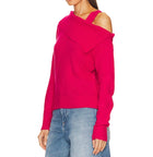 Central Park West Yvonne Cold Shoulder Sweater - Posey