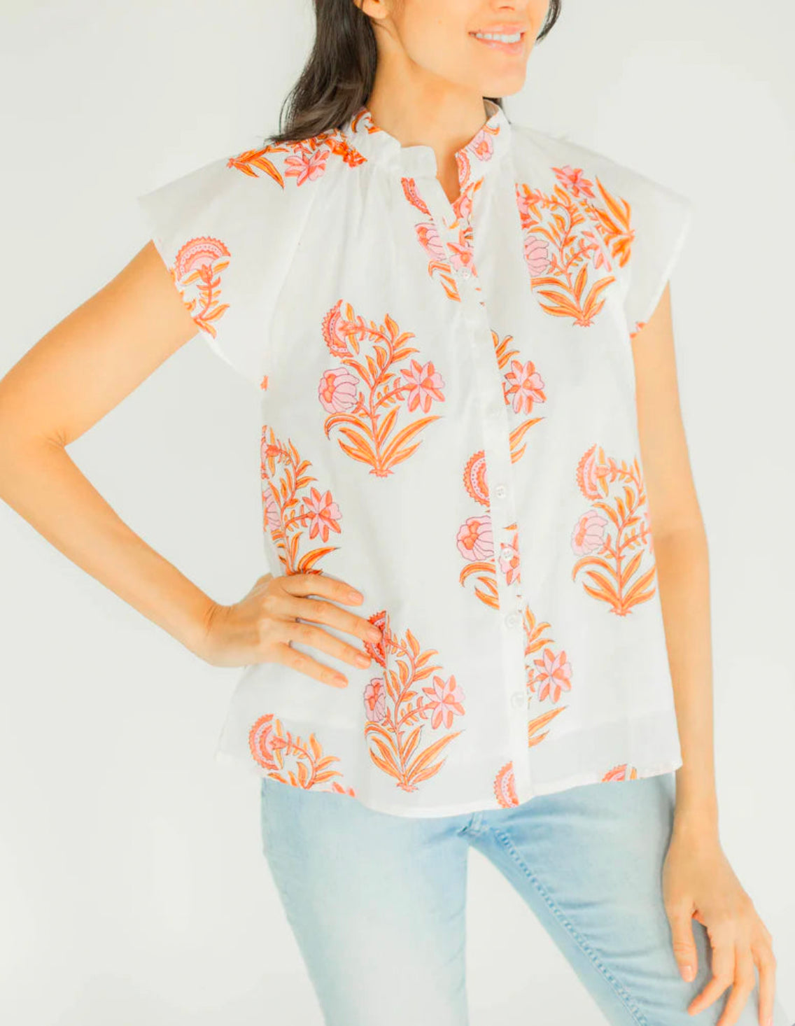 Victoria Dunn Bays Blouse - Emberglow