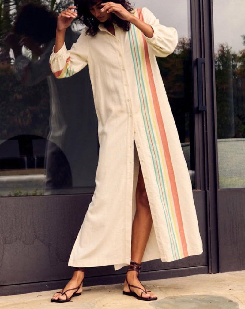 Le Stripe Sunfaded Sunstripe Dress