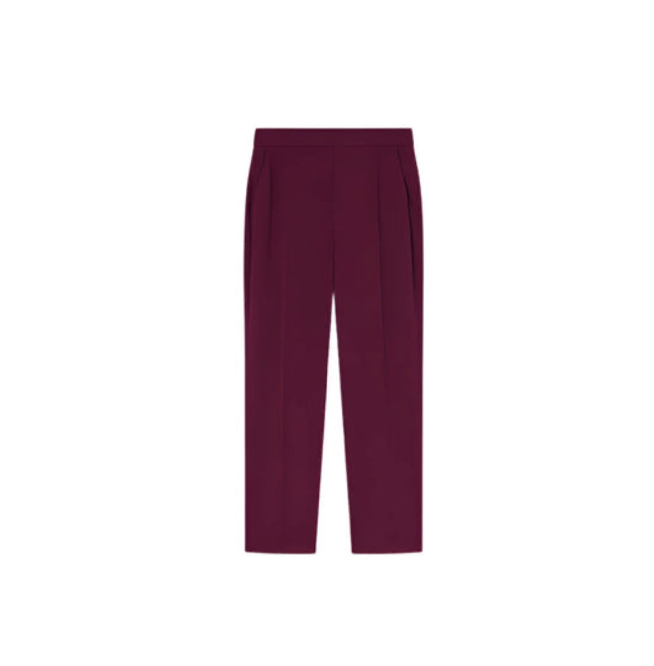 PINKO Elegant Technical Fabric Trousers - Grape Vine
