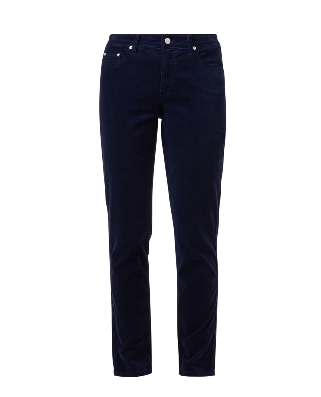 Fabrizio Gianni Corduroy Straight Leg Pant - Navy