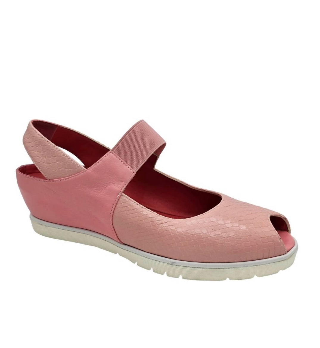 Pas De Rouge Silvia Flats - Pink