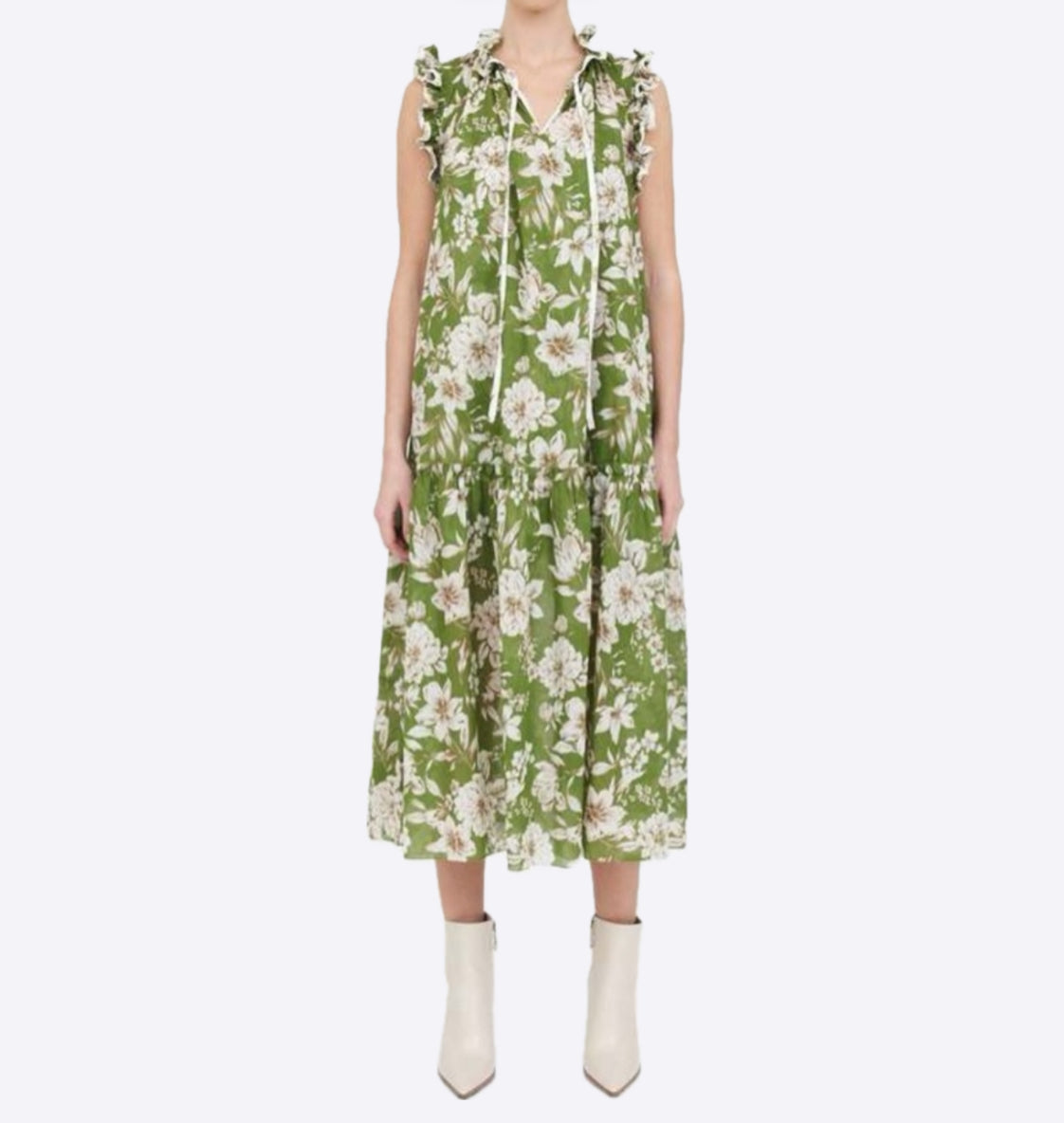 Christy Lynn Camila Dress - Green Magnolia