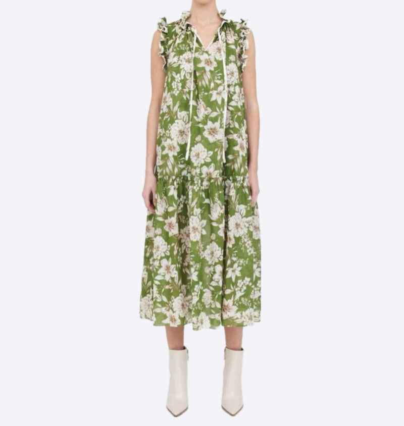 Christy Lynn Camila Dress - Green Magnolia