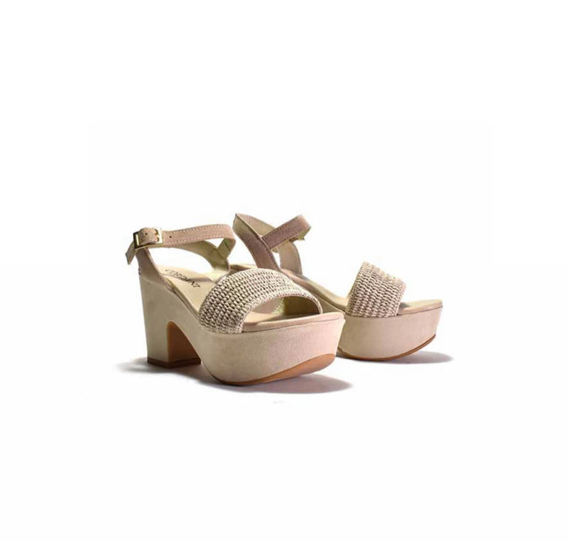 Cordani Liona Wedge - Beige Rope