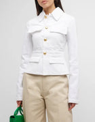 A.L.C. Hendrix Denim Jacket - White