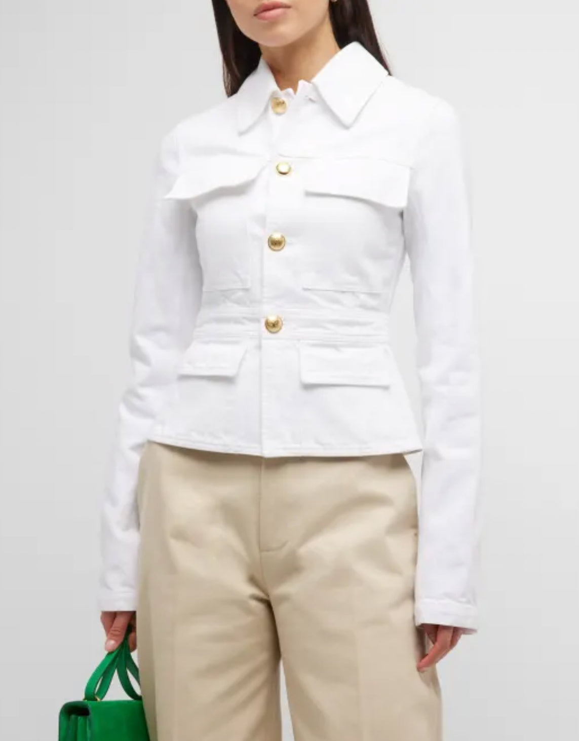 A.L.C. Hendrix Denim Jacket - White