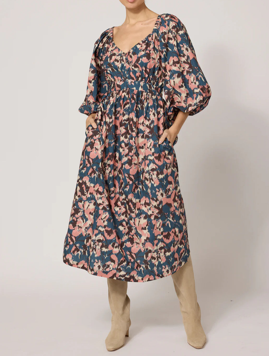 Cleobella Janine Le Jules Print Midi Dress