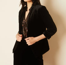 Caballero Bex Blazer - Black Velvet