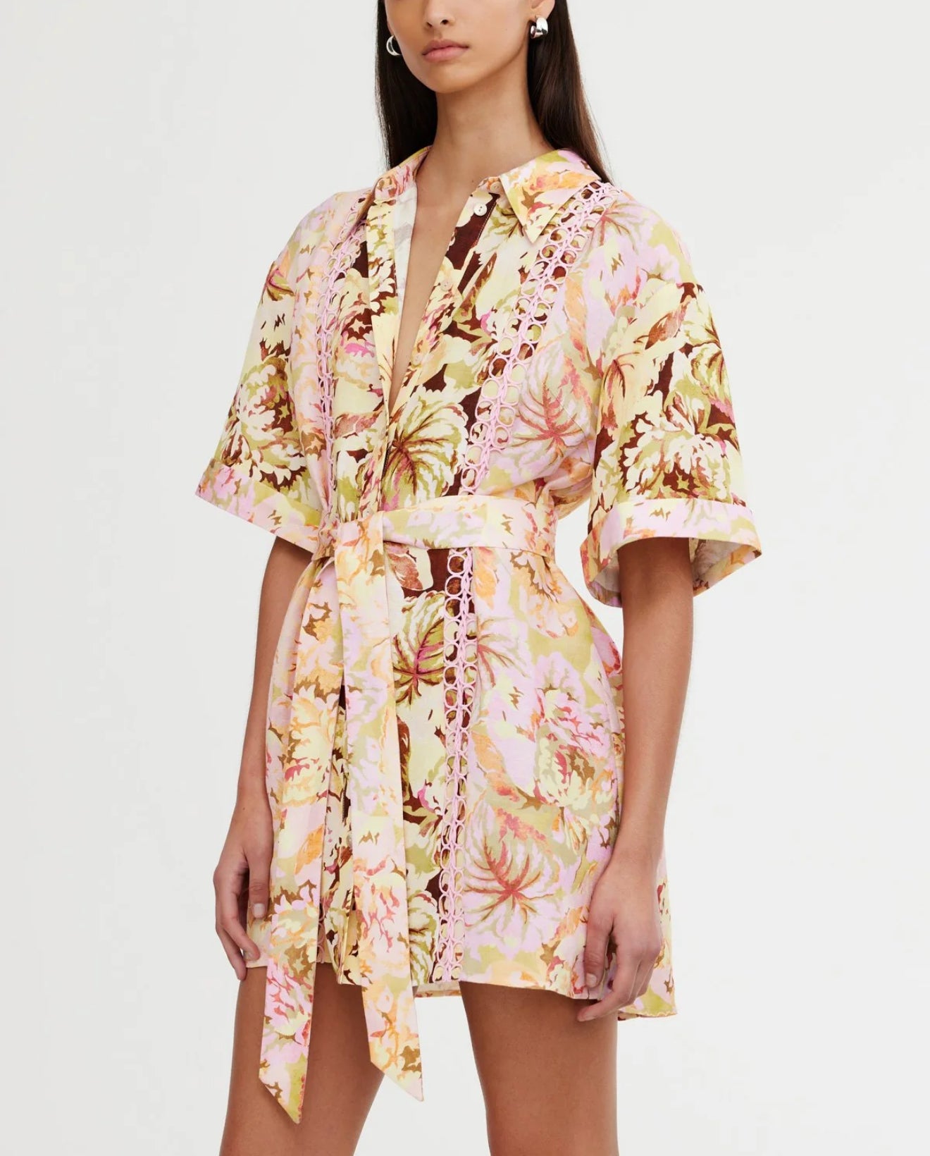 Significant Other Nicole Shirt Dress - Jungle Mix