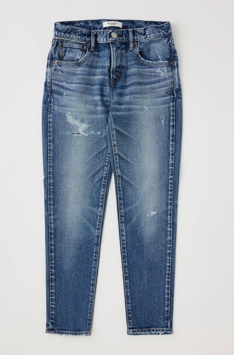 Moussy Vintage Meadowood Skinny Jeans - Blue