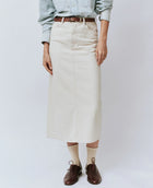 The Great. The Column Skirt - Natural