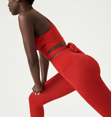 Lanston Sport Row Wrap Bra - Red