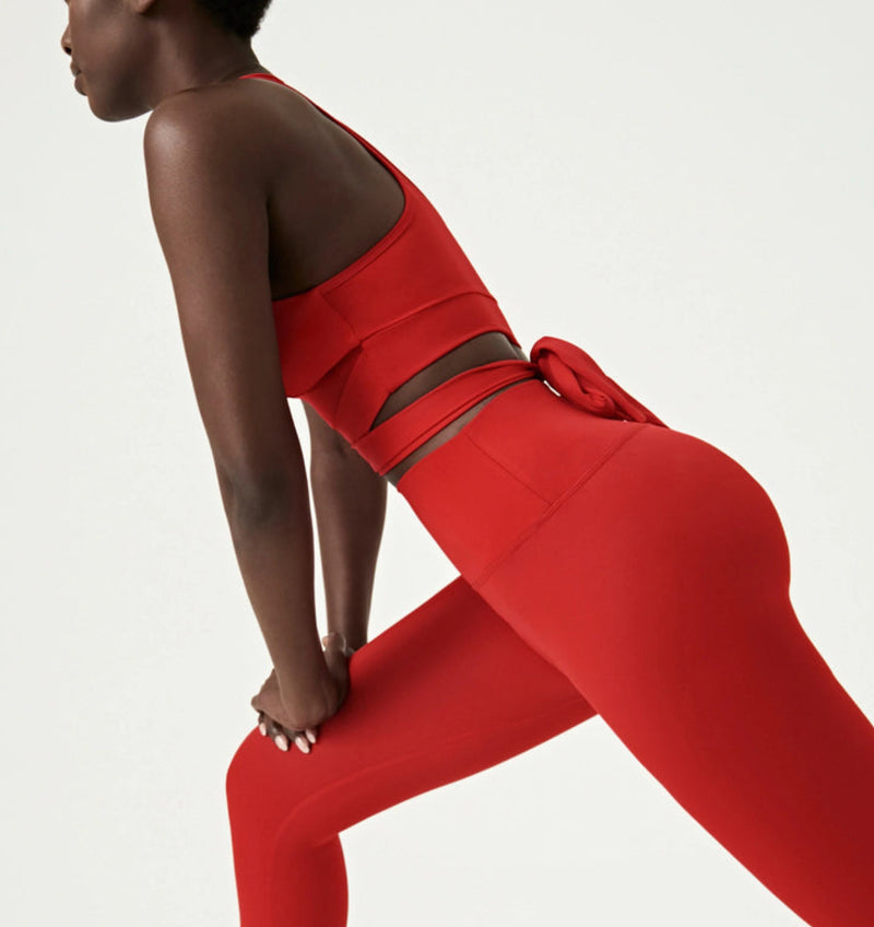 Lanston Sport Row Wrap Bra - Red