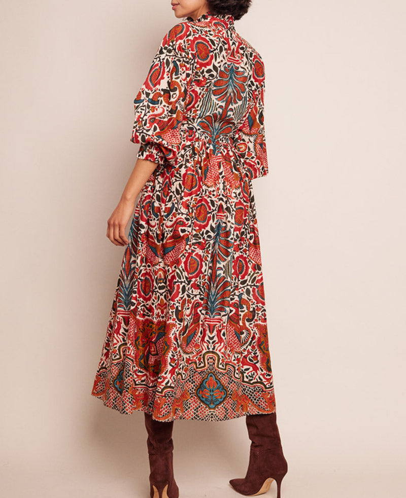 Cara Cara Beatrice Dress - Turtledove Luxor