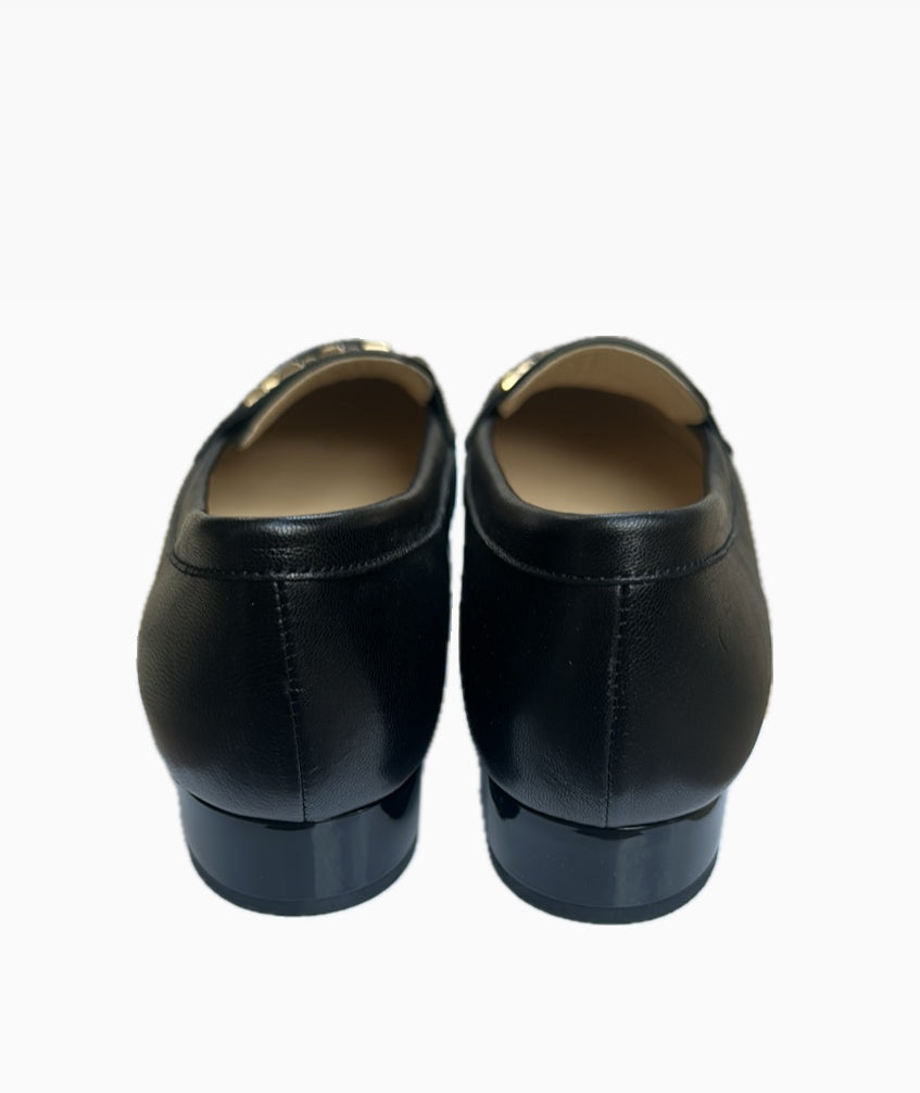 Brunate Biba Leather Loafers - Black