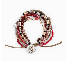 DEMDACO Your-Journey Beaded Love Bracelet - Garnet