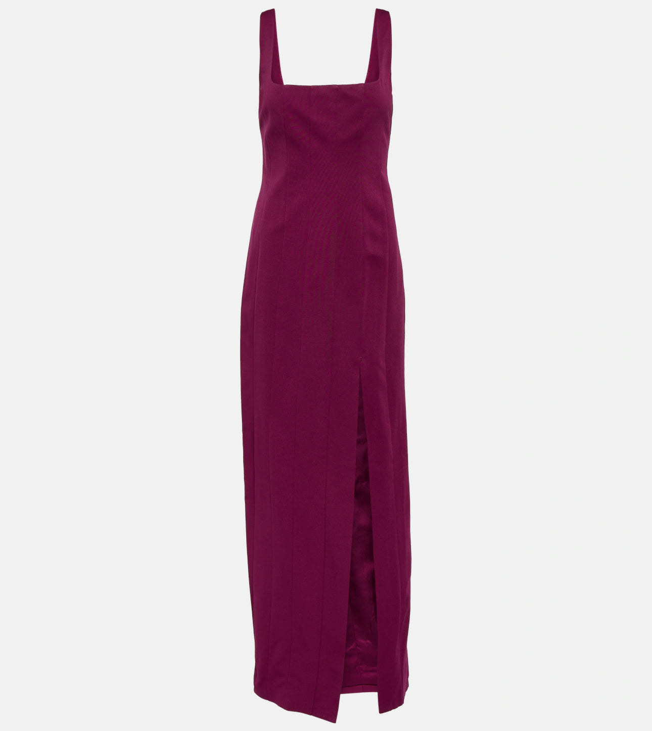 STAUD Portrait Dress - Burgandy