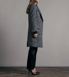 rag & bone Wooster Wool Blend Coat - Black/White