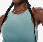 MOTHER The Chin Ups Tank - Cameo Green