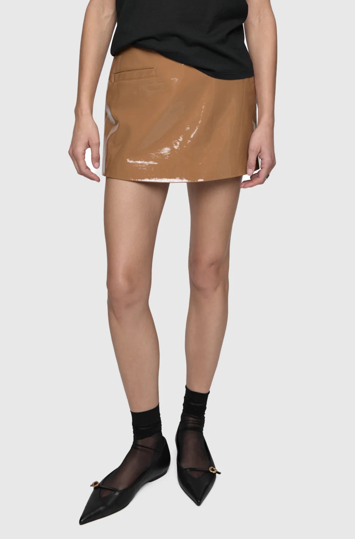 Rebecca Minkoff Hayden Faux Skort - Praline