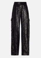 A.L.C Megan Sequin Cargo Pant - Black